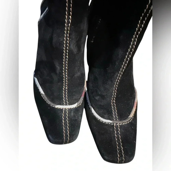Burberry nova trim black tall boots size 37 - Picture 8 of 15